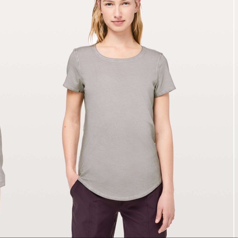 lululemon athletica Gray T-Shirt